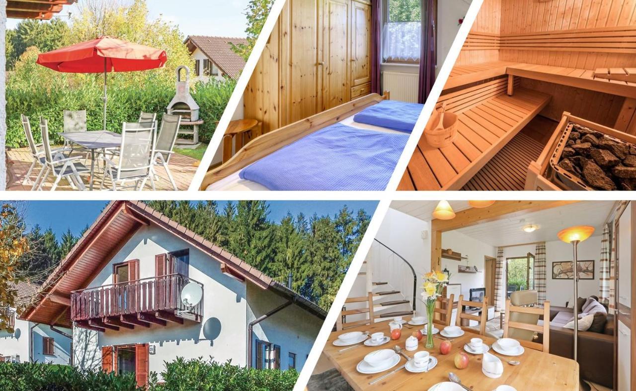Seepark Kirchheim Ferienhaus Bei Nina Mit Sauna Bagian luar foto